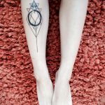 triangle tattoo with circle 07.01.2020 №020 -circle tattoo- tattoovalue.net