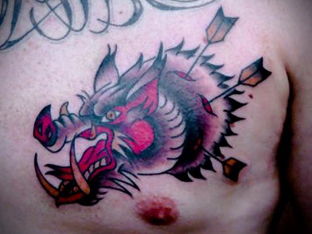 Graceland Tattoo  Wild boar  tattoo crafted by danahex              gracelandtattoo wappingersfalls villageofwappingers beacon  poughkeepsie kingston hudsonvalley hudsonvalleytattoos  hudsonvalleytattoo dutchesscounty boar 