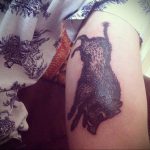 wild boar tattoo 01.02.2020 №044 -boar tattoo- tattoovalue.net