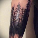 tattoo fir tree on hand 25.11.2019 №1059 -tattoo spruce- tattoovalue.net