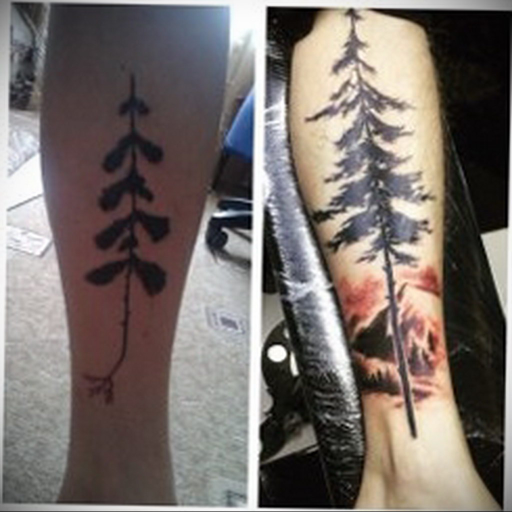 Tattoo of Trees Forearm
