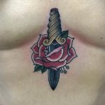 chest dagger tattoo 27.12.2019 №010 -dagger tattoo- tattoovalue.net