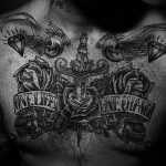 chest dagger tattoo 27.12.2019 №012 -dagger tattoo- tattoovalue.net