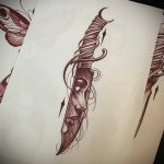 dagger tattoo sketch 27.12.2019 №019 -dagger tattoo- tattoovalue.net