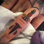 finger dagger tattoo 27.12.2019 №003 -dagger tattoo- tattoovalue.net