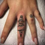 finger dagger tattoo 27.12.2019 №021 -dagger tattoo- tattoovalue.net