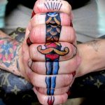 finger dagger tattoo 27.12.2019 №033 -dagger tattoo- tattoovalue.net