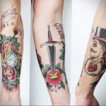 forearm dagger tattoo 27.12.2019 №056 -dagger tattoo- tattoovalue.net