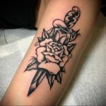 forearm dagger tattoo 27.12.2019 №060 -dagger tattoo- tattoovalue.net