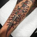 forearm dagger tattoo 27.12.2019 №071 -dagger tattoo- tattoovalue.net