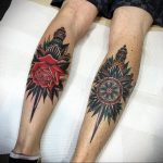 heart tattoo with dagger 27.12.2019 №008 -dagger tattoo- tattoovalue.net_2