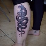heart tattoo with dagger 27.12.2019 №027 -dagger tattoo- tattoovalue.net_2