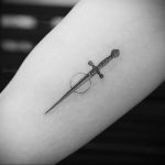 small dagger tattoo 27.12.2019 №004 -dagger tattoo- tattoovalue.net