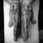 small dagger tattoo 27.12.2019 №006 -dagger tattoo- tattoovalue.net