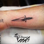 small dagger tattoo 27.12.2019 №011 -dagger tattoo- tattoovalue.net