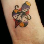 small dagger tattoo 27.12.2019 №015 -dagger tattoo- tattoovalue.net