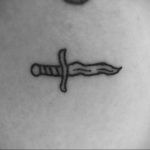 small dagger tattoo 27.12.2019 №018 -dagger tattoo- tattoovalue.net