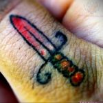 small dagger tattoo 27.12.2019 №024 -dagger tattoo- tattoovalue.net