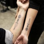 small dagger tattoo 27.12.2019 №025 -dagger tattoo- tattoovalue.net