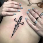 small dagger tattoo 27.12.2019 №031 -dagger tattoo- tattoovalue.net