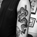 snake and dagger tattoo 27.12.2019 №005 -dagger tattoo- tattoovalue.net
