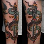 snake and dagger tattoo 27.12.2019 №066 -dagger tattoo- tattoovalue.net