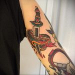 snake and dagger tattoo 27.12.2019 №024 -dagger tattoo- tattoovalue.net