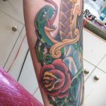 snake and dagger tattoo 27.12.2019 №027 -dagger tattoo- tattoovalue.net