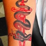snake and dagger tattoo 27.12.2019 №035 -dagger tattoo- tattoovalue.net