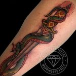 snake and dagger tattoo 27.12.2019 №039 -dagger tattoo- tattoovalue.net