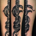 snake and dagger tattoo 27.12.2019 №048 -dagger tattoo- tattoovalue.net