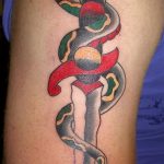 snake and dagger tattoo 27.12.2019 №058 -dagger tattoo- tattoovalue.net