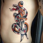 snake and dagger tattoo 27.12.2019 №067 -dagger tattoo- tattoovalue.net