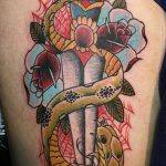 snake and dagger tattoo 27.12.2019 №070 -dagger tattoo- tattoovalue.net
