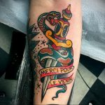 snake and dagger tattoo 27.12.2019 №073 -dagger tattoo- tattoovalue.net