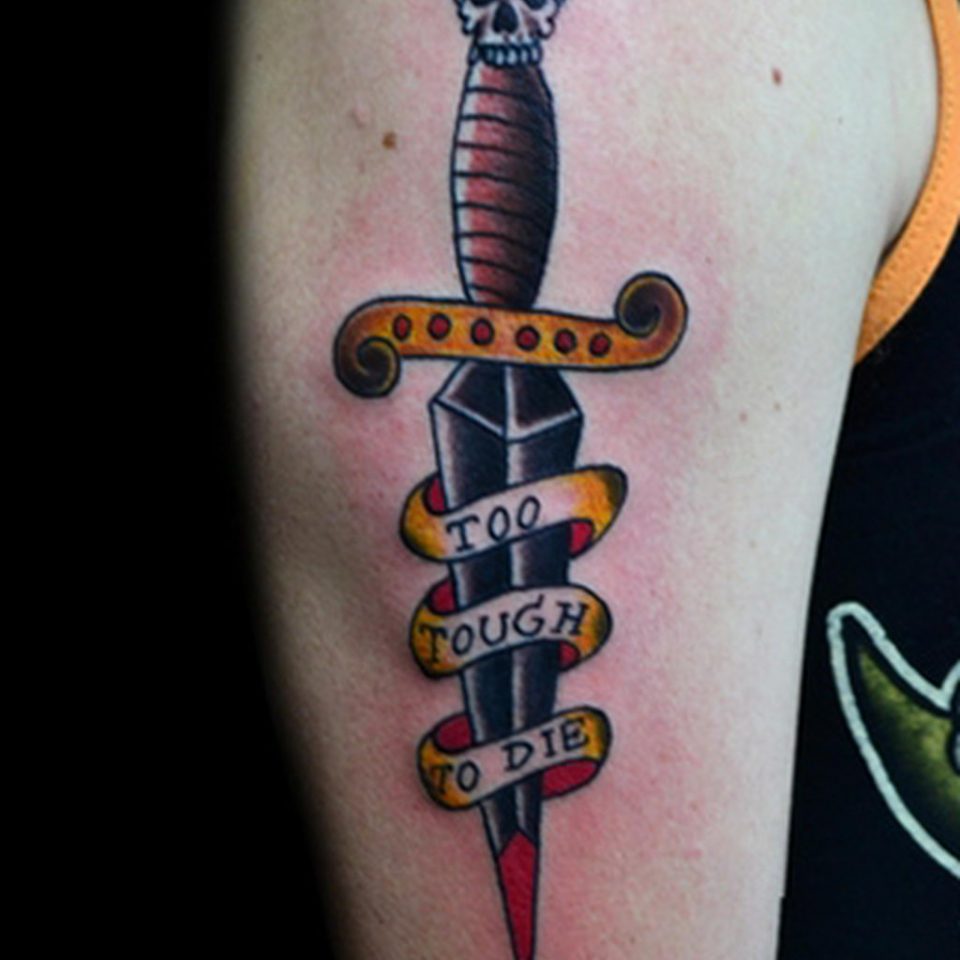small dagger tattoo 27.12.2019 №009 -dagger tattoo- tattoovalue.net ...