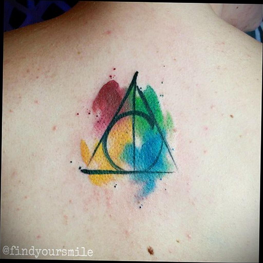 дары смерти тату 19.01.2020 № 535 -deathly hallows tattoo- tattoovalue.net....