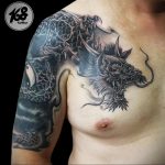black dragon tattoo 21.01.2020 №008 -dragon tattoo- tattoovalue.net