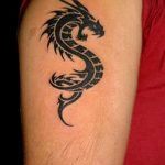 black dragon tattoo 21.01.2020 №003 -dragon tattoo- tattoovalue.net