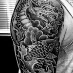 black dragon tattoo 21.01.2020 №005 -dragon tattoo- tattoovalue.net