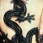 black dragon tattoo 21.01.2020 №010 -dragon tattoo- tattoovalue.net