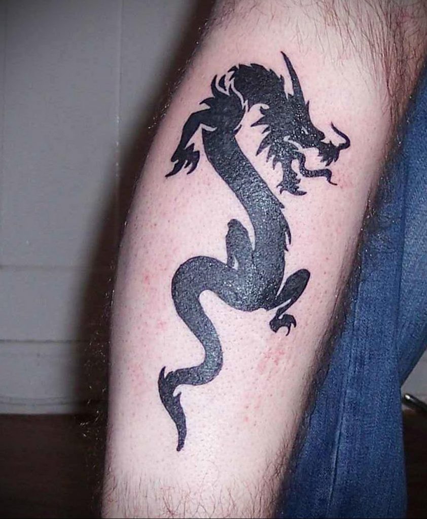 black dragon tattoo 21.01.2020 №016 -dragon tattoo- tattoovalue.net