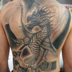 black dragon tattoo 21.01.2020 №020 -dragon tattoo- tattoovalue.net