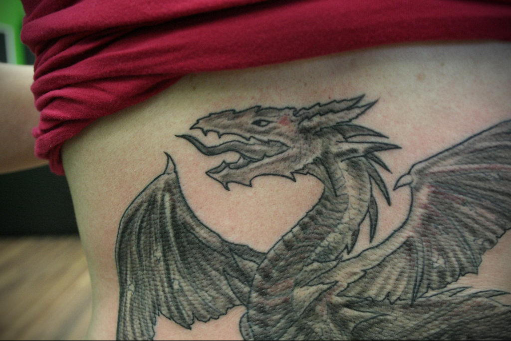 black dragon tattoo 21.01.2020 №021 -dragon tattoo- tattoovalue.net