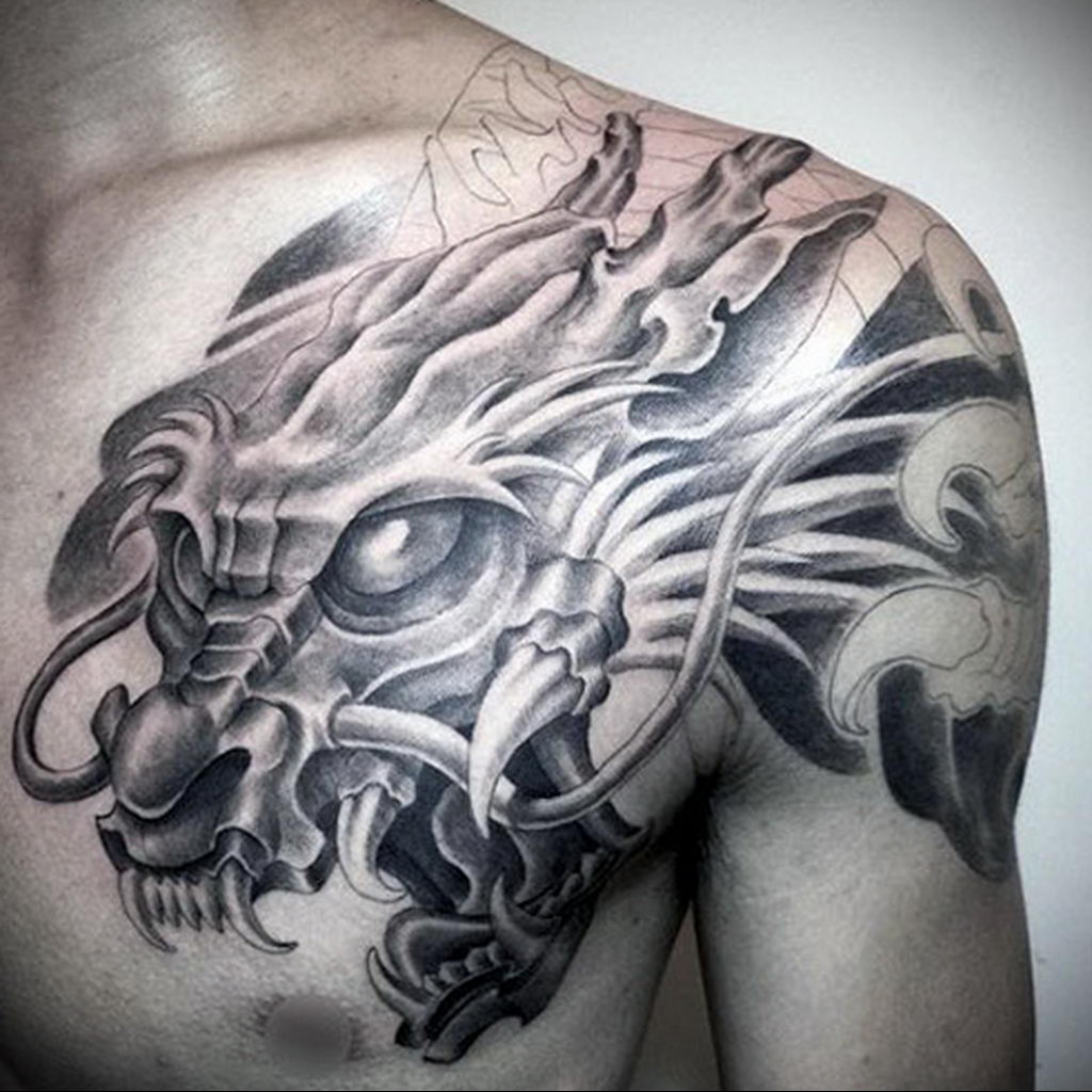 black dragon tattoo 21.01.2020 №026 -dragon tattoo- tattoovalue.net