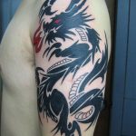 black dragon tattoo 21.01.2020 №031 -dragon tattoo- tattoovalue.net