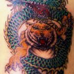 dragon color tattoo 23.01.2020 №040 -dragon tattoo- tattoovalue.net