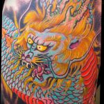 dragon color tattoo 23.01.2020 №052 -dragon tattoo- tattoovalue.net
