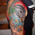 dragon color tattoo 23.01.2020 №001 -dragon tattoo- tattoovalue.net