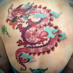 dragon color tattoo 23.01.2020 №007 -dragon tattoo- tattoovalue.net